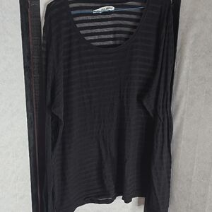 Maurices Black Long Sleeve Top